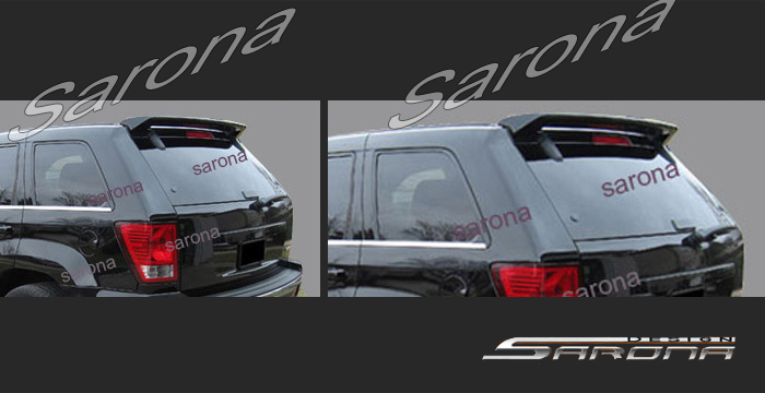 Custom Jeep Grand Cherokee Roof Wing  SUV/SAV/Crossover (2005 - 2010) - $239.00 (Manufacturer Sarona, Part #JP-001-RW)